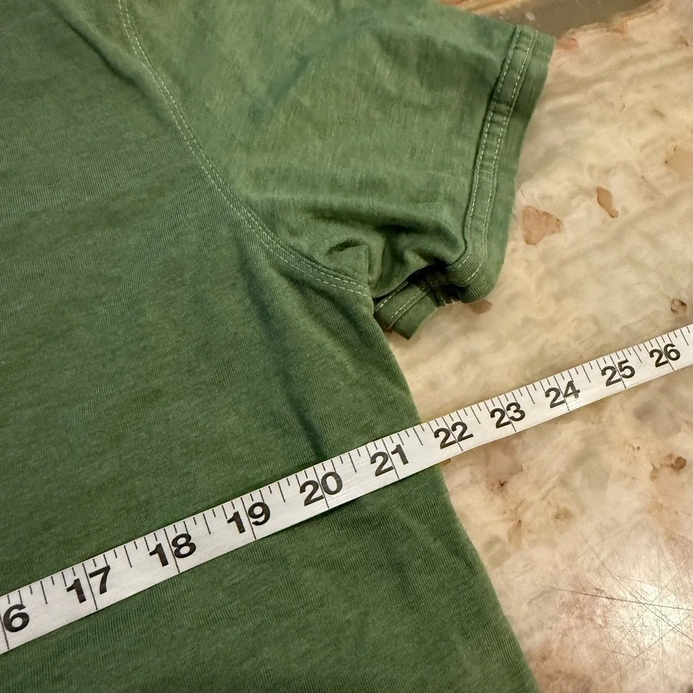 Banana Republic Pima‎ Cotton Polo Shirt Green Short Sleeve Men's Size L